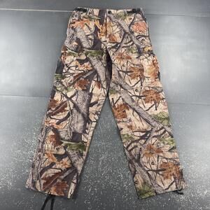 Big Bill Cargo Pants Men 34x32 Wood N Trail Camo Gorp Cottage Hunt Baggy Hike